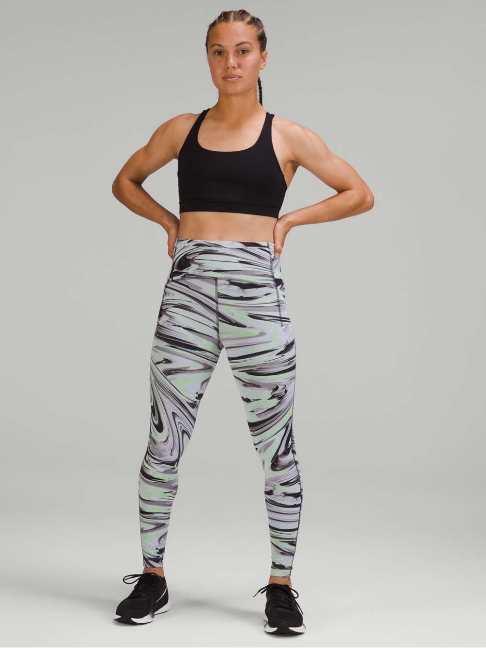 Lululemon Swift Speed High-Rise Tight 28" Paint Glide Warp Size 10